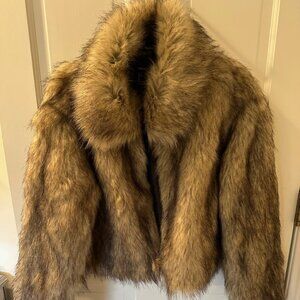 Forever 21 fashionable faux fur jacket